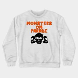 Monsters On Parade (Black) Crewneck Sweatshirt